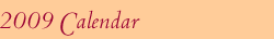 2009 Calendar